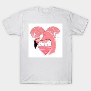 Rose Flamingo T-Shirt